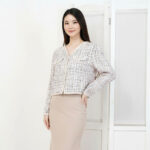 Cardigan Rajut Lengan Panjang JK825